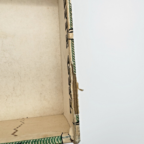 Vintage WHITE OWL Cigar Box Invincible 10 Cents Factory Number 204 Empty Prop - Picture 13 of 16